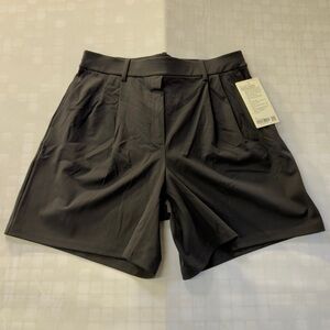 lululemon athletica Black Pleated Athletic Shorts